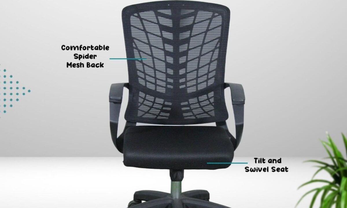 Noir Office Staff Chair